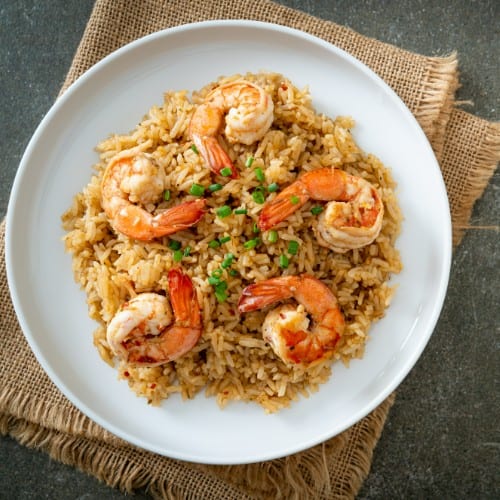 F4. Seafood Fried Rice - Com Chien Ha San.