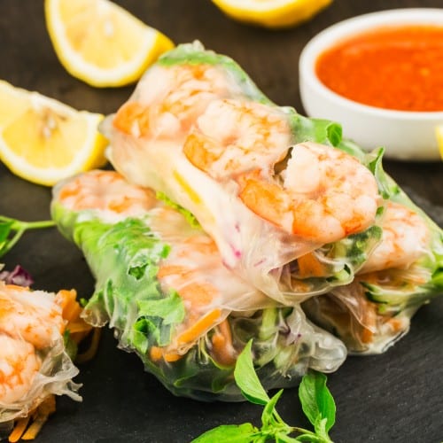 A9. Shrimp Paperoll.
